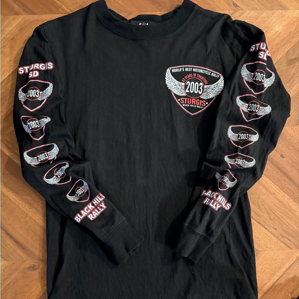 Vintage Sturgis Motorcycle Rally Long Sleeve · 2003